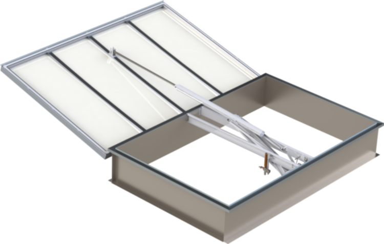 Klapa oddymiająca. Budowa klapy oddymiającej.